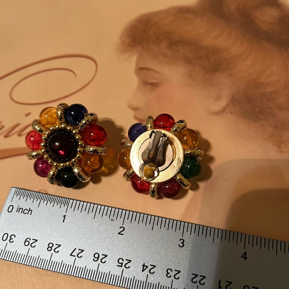 Elegant Multicolor Gemstone Ring - Picture 4 of 4
